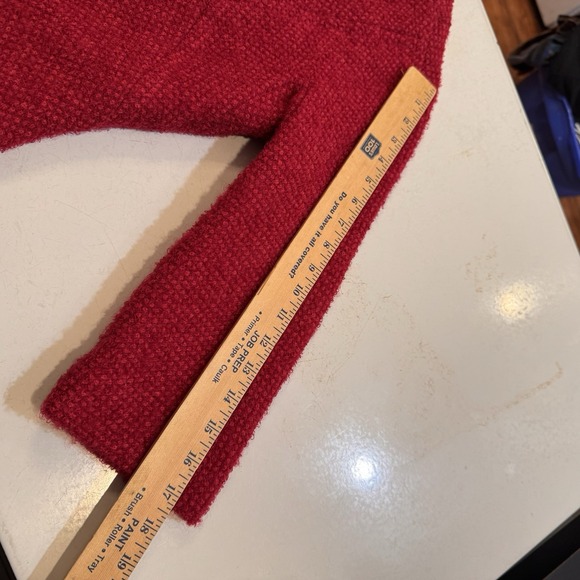 Vintage 50s Couture Steve & Anna  Brocade Jacket‎ Dress Suit Size 10 Red 3 Piece - Picture 14 of 16